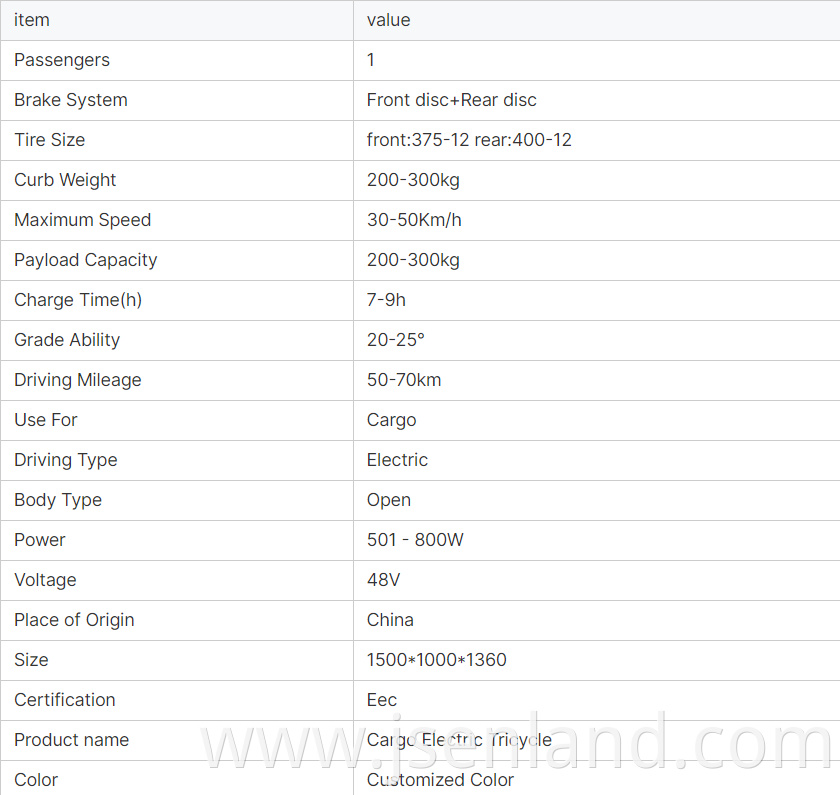 500 W Motor Electric